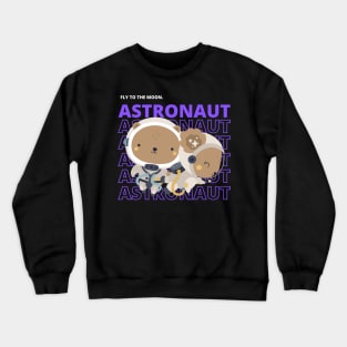 Bear Astronaut Crewneck Sweatshirt